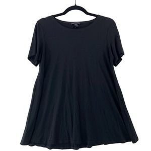 Eileen Fisher Black Short Sleeve Top Sz‎ Small